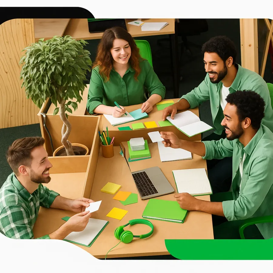 Equipo de Apertura Web planificando la estrategia de un sitio