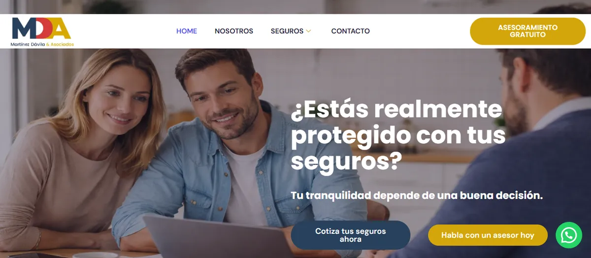 Sitio web de MDA